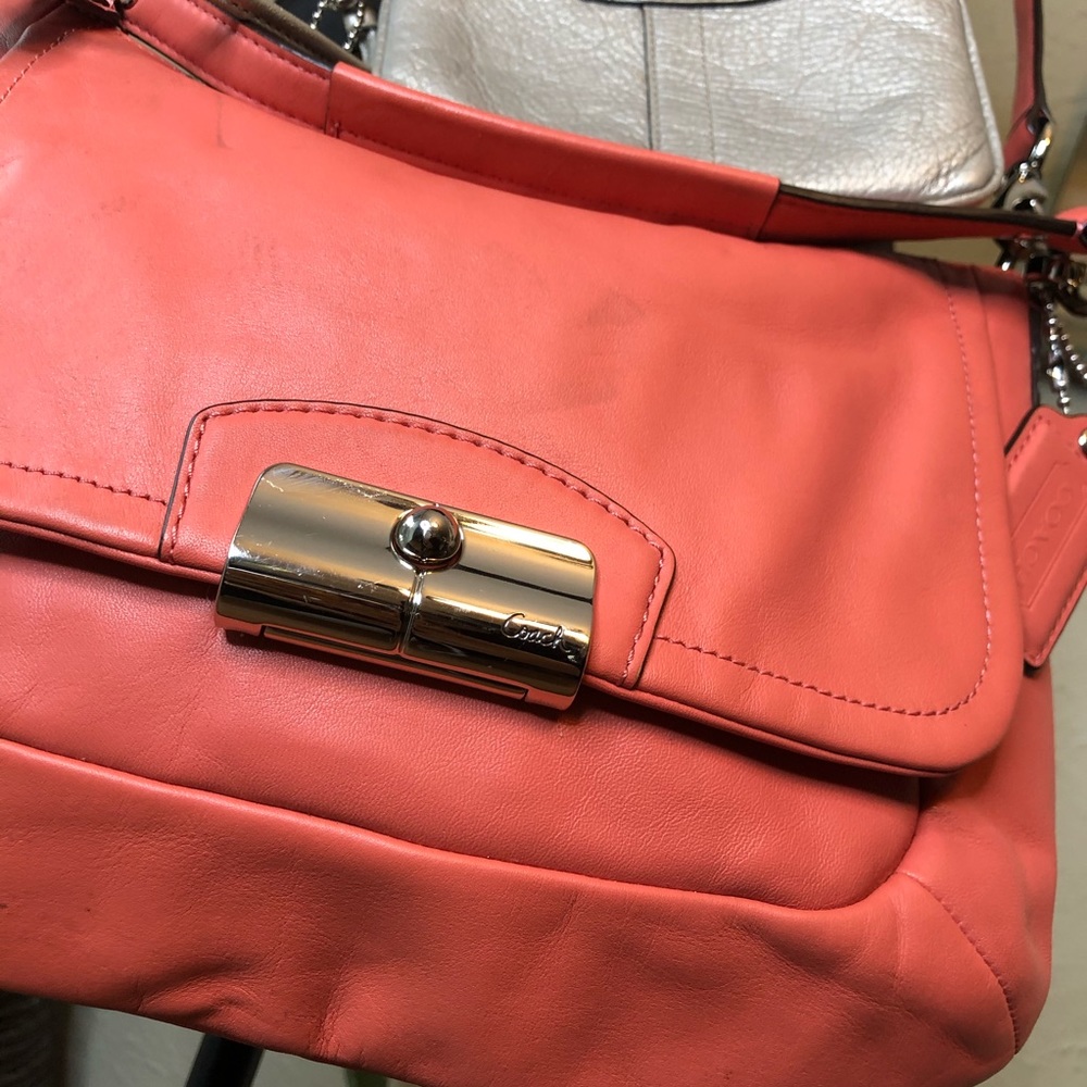 COACH Kristin Leather East West Rose Crossbody Bag ONLY - Picture 3 of 13